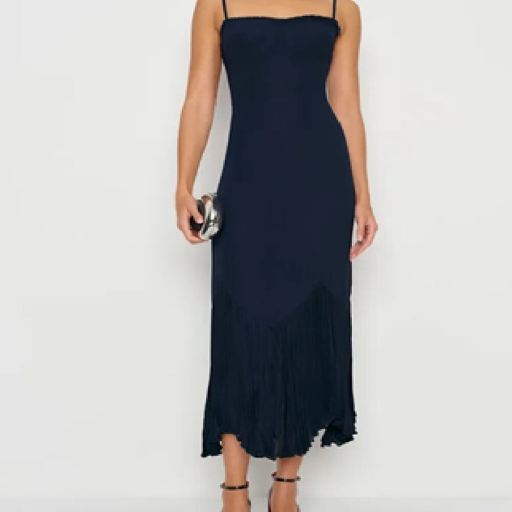 REFORMATION Aiko Dress in Danube, size 4